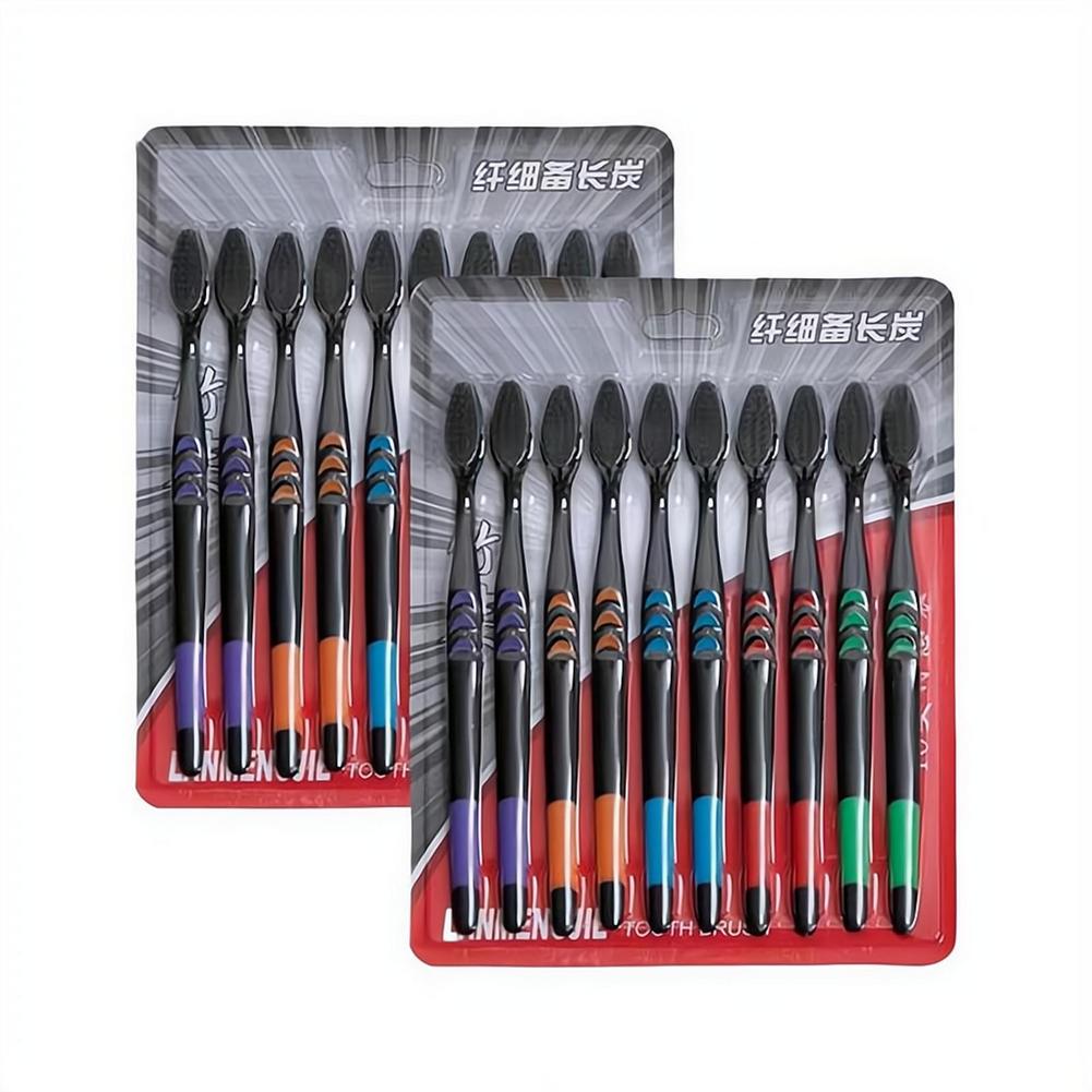 Bamboo Toothbrush - Kit com 10 Escovas de Dente