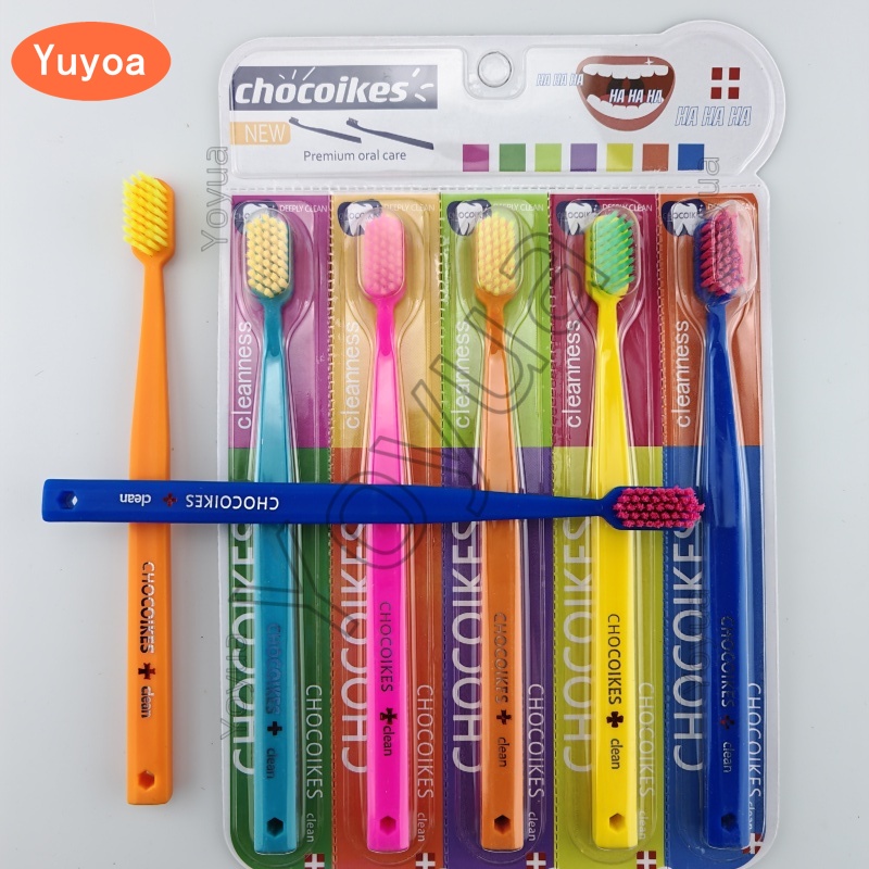 Bamboo Toothbrush - 50 pçs ultra macio escova de