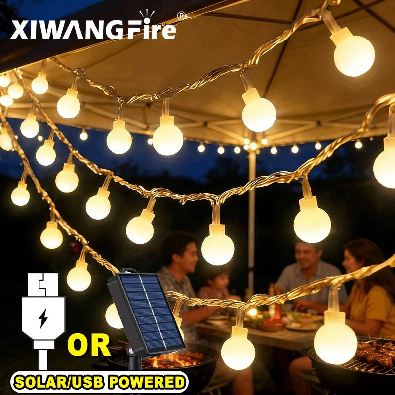 Luzes de Cordão Solares/USB/Ba - Solar Garden Light avaliação e preço