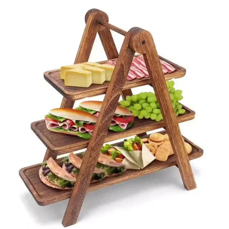 Bandeja de Servir de 3 Níveis  - Bamboo Cutlery avaliação e preço