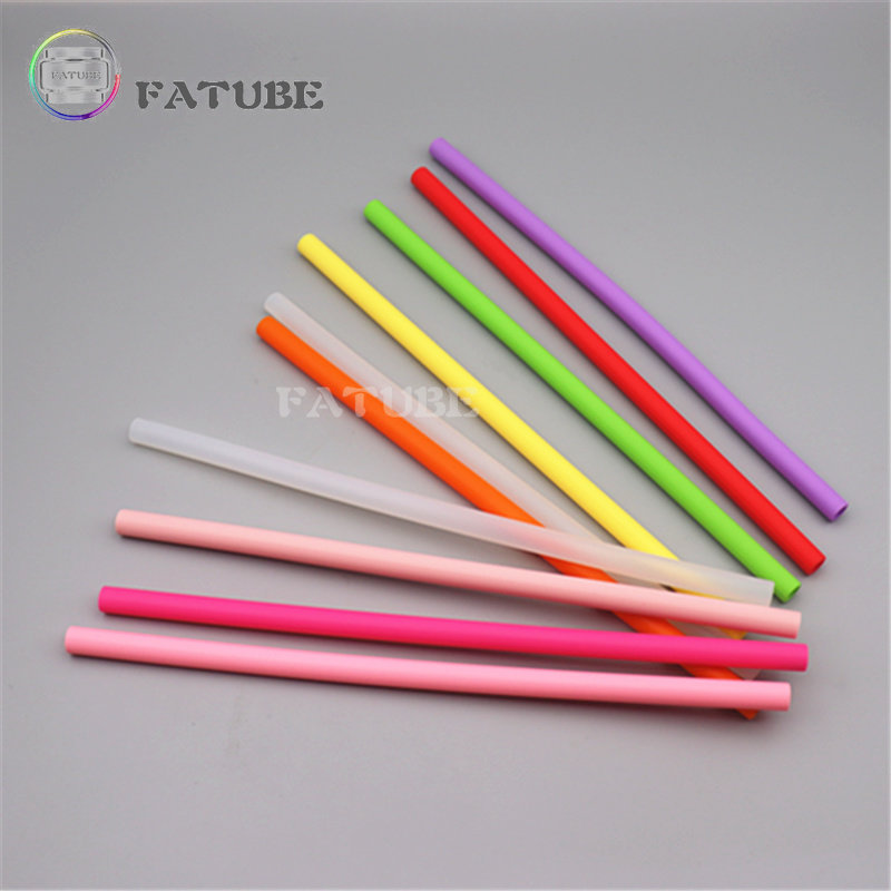 10PCS Canudos de Silicone Fatu - Reusable Straw avaliação e preço