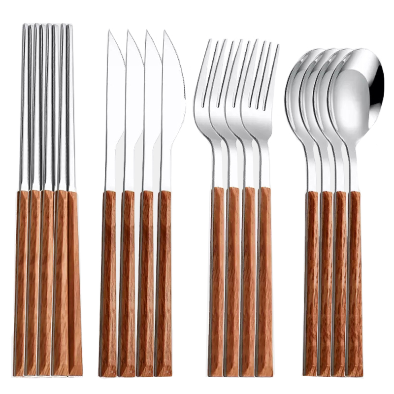 Conjunto de talheres com cabo  - Bamboo Cutlery avaliação e preço