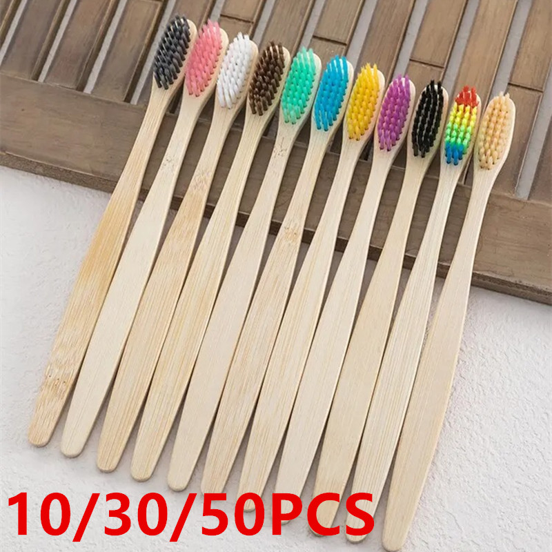 Pacote com 10 Escovas de Dente - Bamboo Toothbrush avaliação e preço