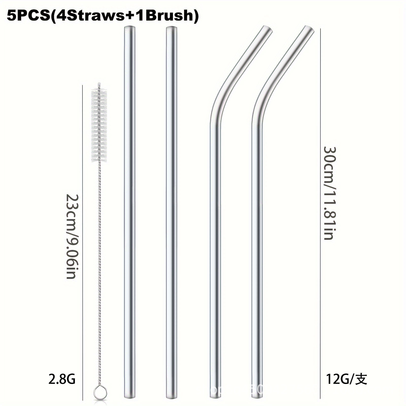 Canudos reutilizáveis de 30cm, - Reusable Straw avaliação e preço