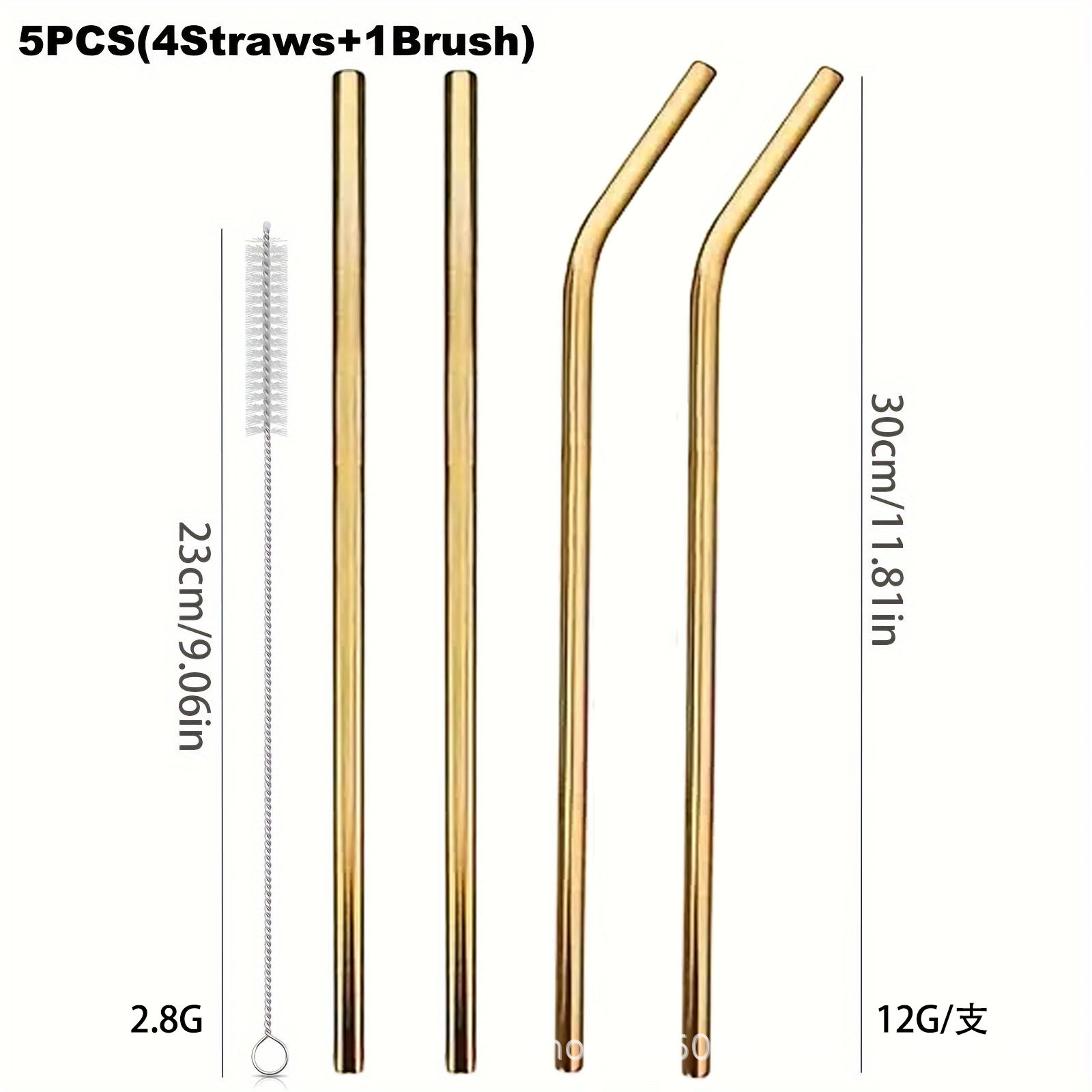 Canudos reutilizáveis de 30cm, - Reusable Straw avaliação e preço