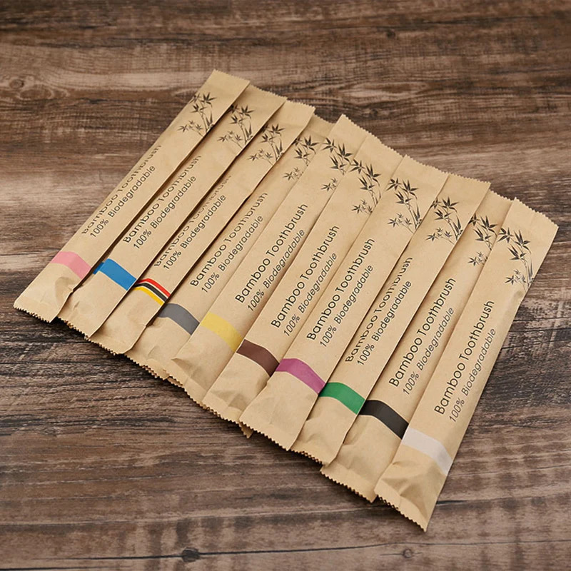 Escovas de dentes de bambu, 5- - Bamboo Toothbrush avaliação e preço