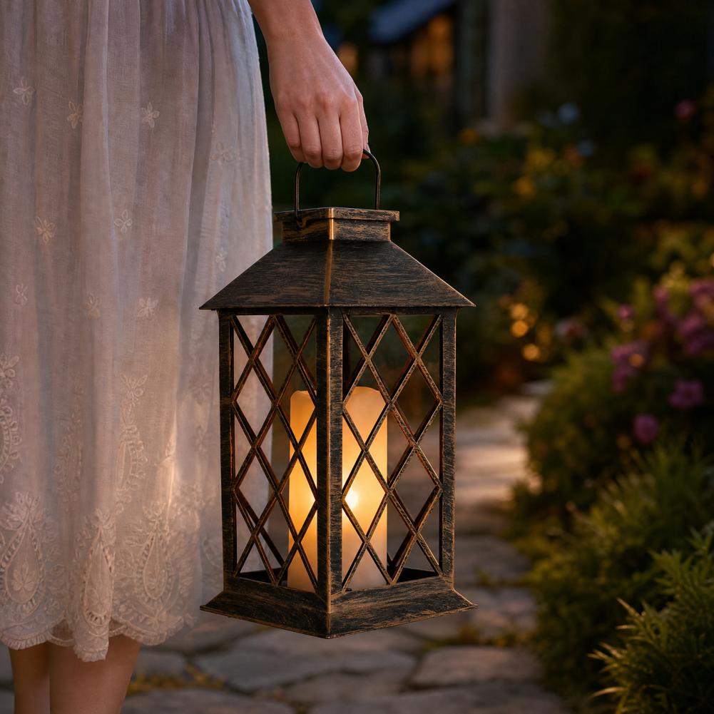 Lanterna Solar Retrô, Lanterna - Solar Garden Light avaliação e preço