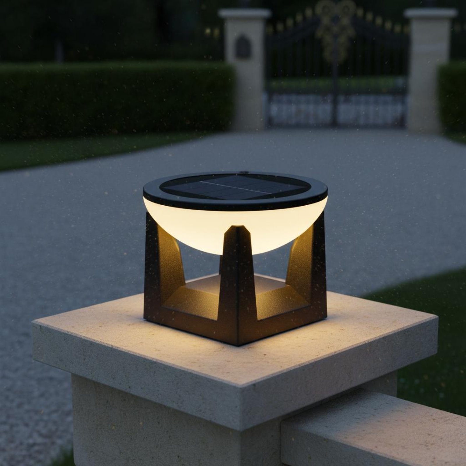 Luz Solar para Poste Fácil de  - Solar Garden Light avaliação e preço